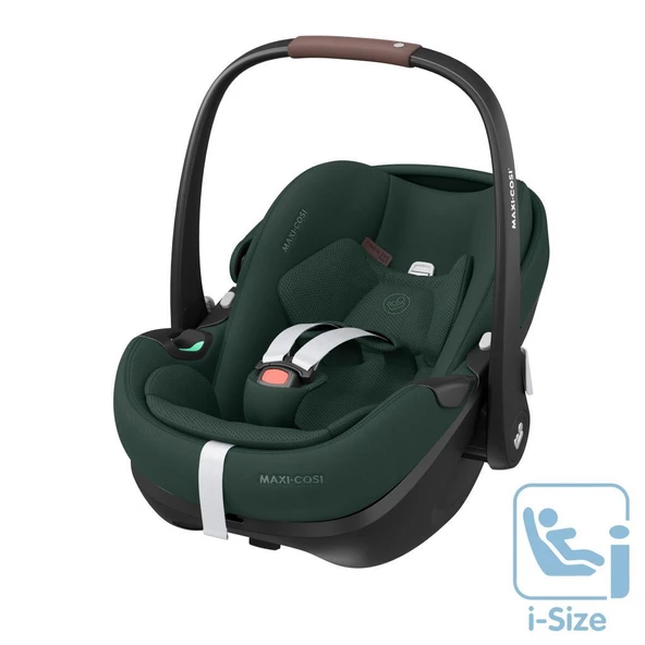 Maxi-Cosi Pebble SlideTech Tam Yatabilen 0-13 Kg Ana Kucağı ve Oto Koltuğu Twillic Green ürün görseli 1