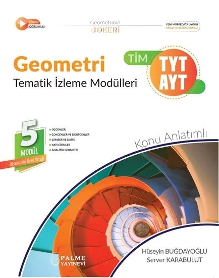 Palme Yayınları Yks Tyt-Ayt Geometri Tematik İzleme Modülleri Yeni ürün görseli 1