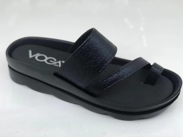 VOGA 1740 SİYAH ÇATLAK COMFORT CASUAL BAYAN TERLİK ürün görseli 1