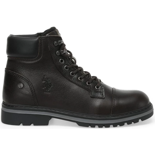 U.S.POLO JONES HAKİKİ DERİ ((İÇİ KÜRKLÜ)) ANATOMİK CASUAL ERKEK BOT ürün görseli 1