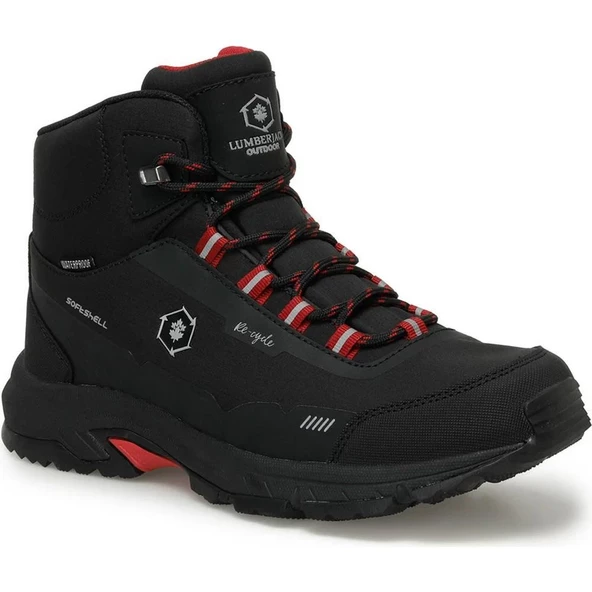 LUMBERJACK ECO HI 3PR SU GEÇİRMEZ WATERPROFF SİYAH KIRMIZI ERKEK OUTDOOR AYAKKABISI ürün görseli 1