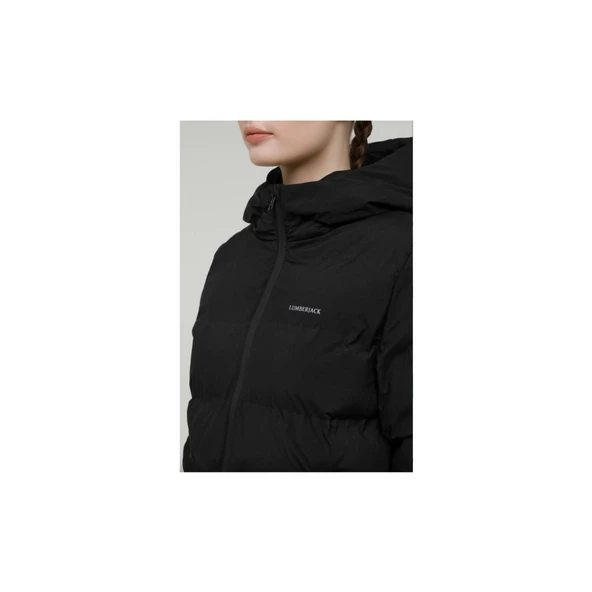 LUMBERJACK JENNY COAT 3PR KAPÜŞONLÜ REGULAR FİT BAYAN MONT - Resim 5
