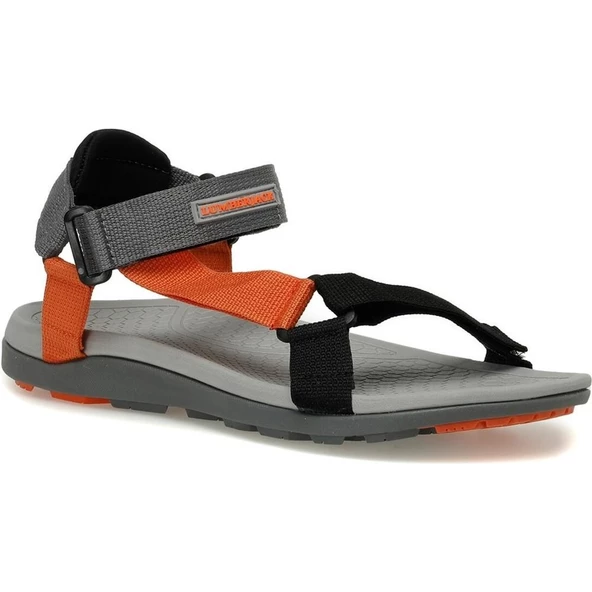 LUMBERJACK GLORY 3FX TURUNCU-GRİ COMFORT CASUAL ANATOMİK SPOR SANDALET ürün görseli 1
