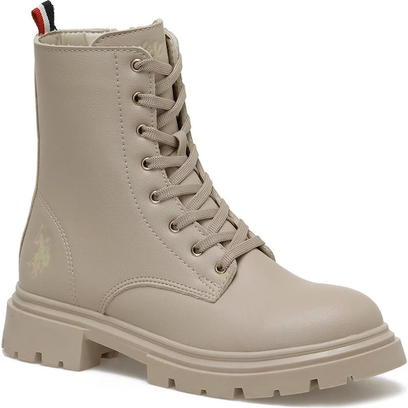 U.S.POLO ASSN HALLES 3PR BEJ COMFORT CASUAL GÜNLÜK KADIN BOT ürün görseli 1