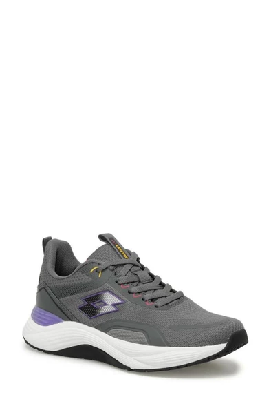 LOTTO LEWIS 3PR GRİ MOR COMFORT CASUAL GÜNLÜK KOŞU VE YÜRÜYÜŞ AYAKKABISI ürün görseli 1