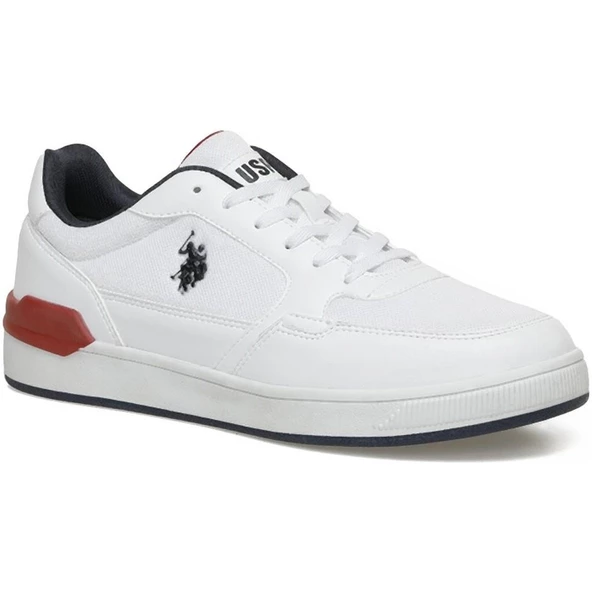U.S.POLO ASSN PARK 3FX BEYAZ COMFORT CASUAL GÜNLÜK SPOR AYAKKABI ürün görseli 1