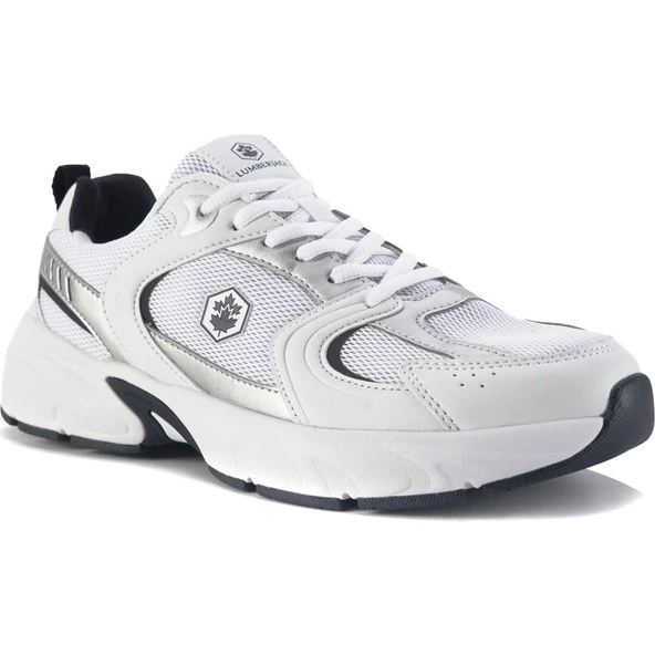 LUMBERJACK POL 3FX BEYAZ GRİ COMFORT CASUAL ANATOMİK  KOŞU&YÜRÜYÜŞ SPOR AYAKKABISI ürün görseli 1