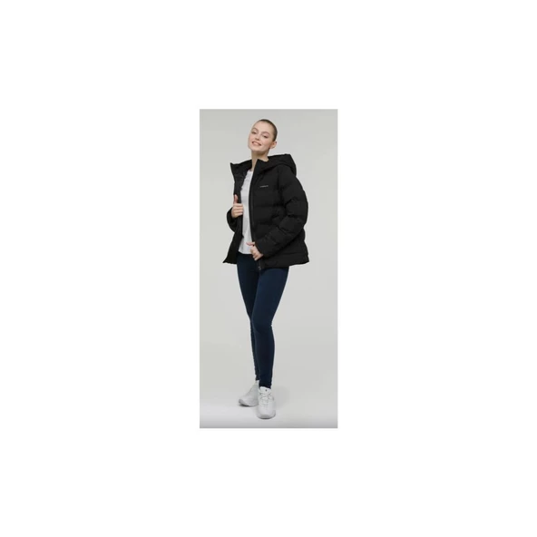 LUMBERJACK JENNY COAT 3PR KAPÜŞONLÜ REGULAR FİT BAYAN MONT - Resim 4