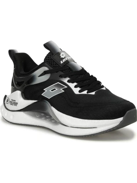 LOTTO SIENA 4PR SİYAH BEYAZ COMFORT CASUAL ANATOMİK SPOR AYAKKABISI ürün görseli 1
