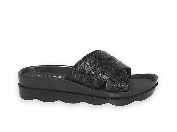 VOGA 1745 SİYAH ÇATLAK COMFORT ANATOMİK GÜNLÜK TERLİK ürün görseli 1
