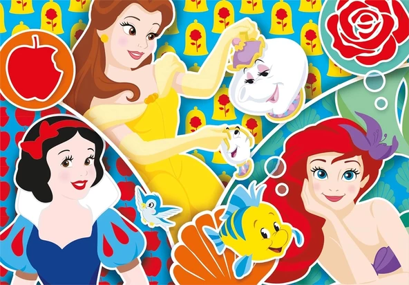 Clementoni  2x20 Parça Puzzle  Princess 24766 - Resim 3