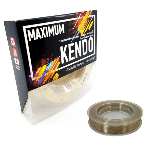 Kendo Maximum FC Coated 300mt 0.22mm Fluorocarbon Kaplama Misina ürün görseli 1
