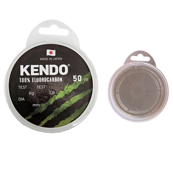 Kendo 100% Fluorocarbon White 50mt 0.25mm Misina ürün görseli 1
