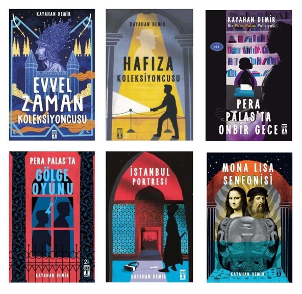 Kayahan Demir Polisiye Roman Seti 6 Kitap (Hafıza Koleksiyoncusu + Pera Palasta Gölge Oyunu + Evvel Zaman Koleksiyoncusu + İstanbul Portresi + Pera Palas'ta Onbir Gece + Mona Lisa Senfonisi) ürün görseli 1