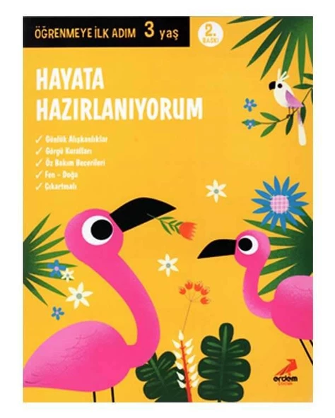 3 Yaş Hayata Hazırlanıyorum Erdem Yayınları ürün görseli 1
