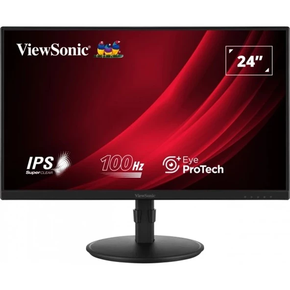 VIEWSONIC 23.8 IPS VG2408A-MHD 5MS 100HZ HDMI-DP PIVOT KURUMSAL MONİTÖR ürün görseli 1