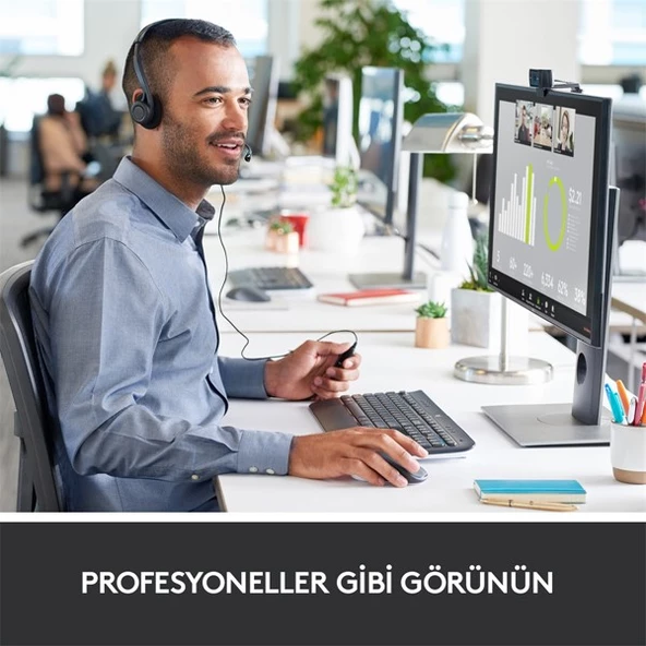 LOGITECH C920S PRO Full HD Webcam 960-001252 - Resim 3