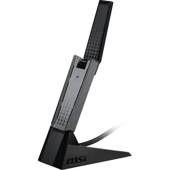 MSI AX1800 WIFI-6 DUAL BAND USB KABLOSUZ AĞ ADAPTÖRÜ ürün görseli 1