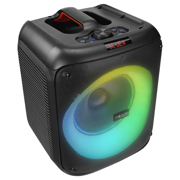 Mikado MD-BT51 BOMBIX 60W BT/USB/TF/TWS Led Işıklı Kafa Mikrofonlu Toplantı-Parti Hoparlörü ürün görseli 1