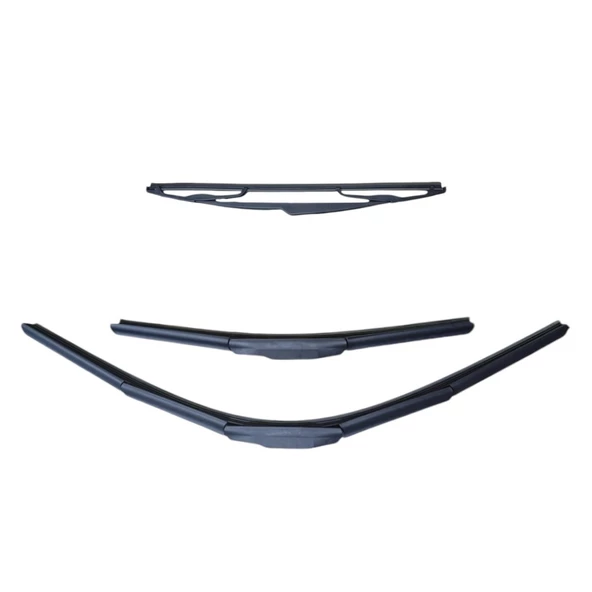 Peugeot 206 HB Hatchback 1998-2010 Ön Cam Arka Cam Silecek Seti ürün görseli 1