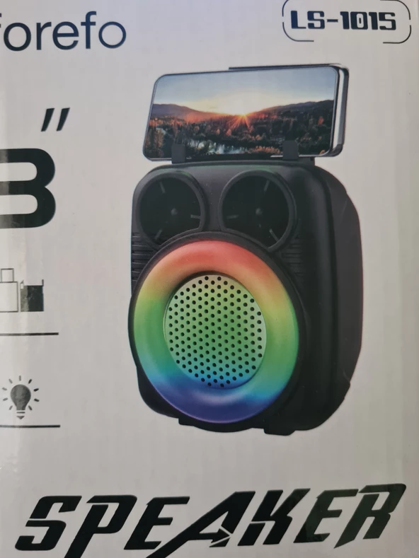 Işıklı stantli hoparlör speaker ürün görseli 1