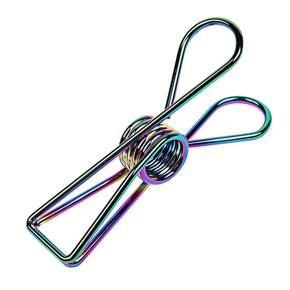 Kayigo Tiny Paslanmaz Çelik  Mini Mandal Onikili - Rainbow ürün görseli 1
