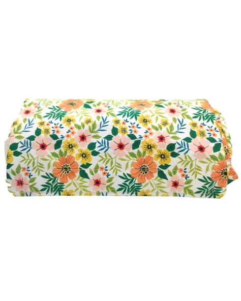 Kaukko Soft Floral Surprise Kalem Çantası Salmon K2671 ürün görseli 1
