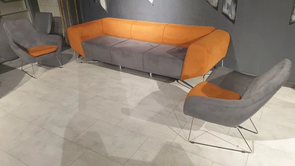 Elite Kumaş Çft Bekleme Salonu Takımı ürün görseli 1