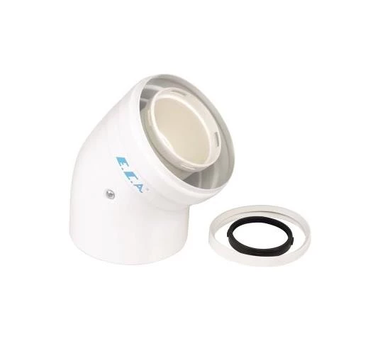 Eca Felis 45° lik Dirsek, Ø100/150 mm (100/125/150 kW İçin) - AB66 ürün görseli 1