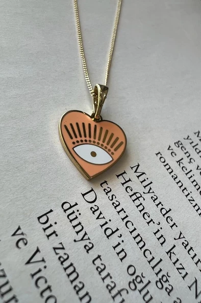 MİNİ EYES (14K ALTIN KAPLAMA KOLYE ) - Resim 4