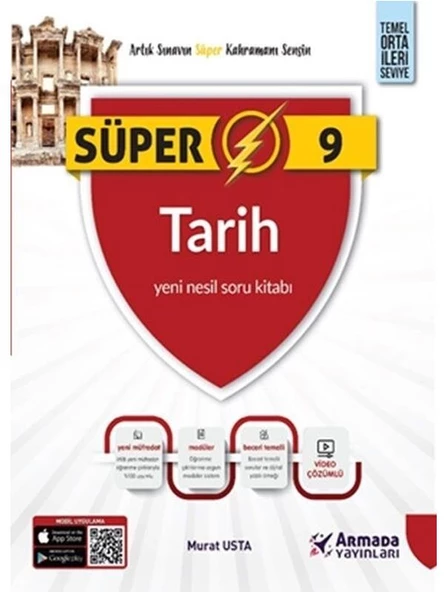 ARMADA 9.SINIF SÜPER TARİH SORU KİTABI YENİ NESİL ürün görseli 1