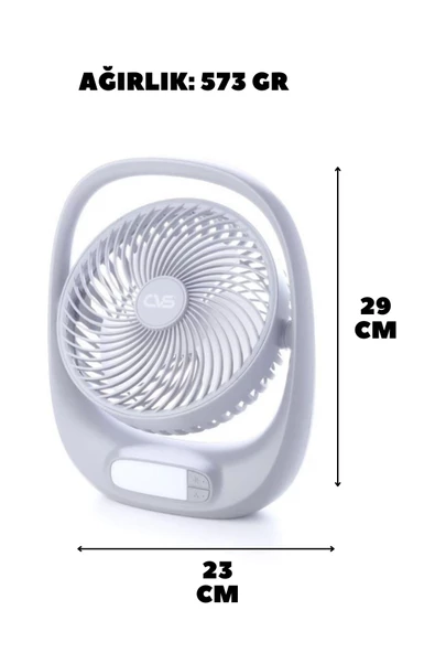 CVS DN 91026 Portatif Masa Üstü Vantilatör - Resim 2