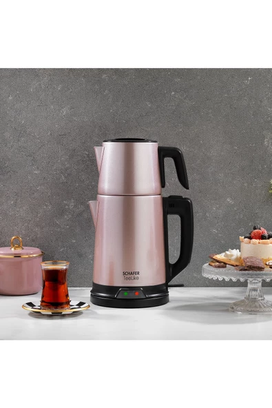 Schafer Elektro Mega Set 4 Lü Rosegold - Resim 5