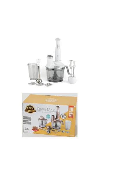 CVS Dn 1283 OmegaMax 1500W Çok Fonksiyonlu 10 Parça Mega Set - Çift Hazneli ürün görseli 1