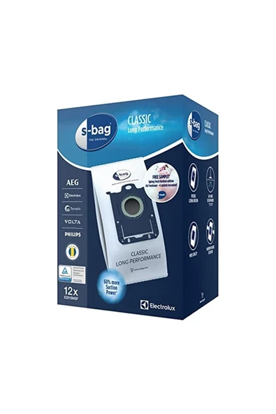 Electrolux E201smsf 12'li S-bag Mega Pack Toz Torbası ürün görseli 1