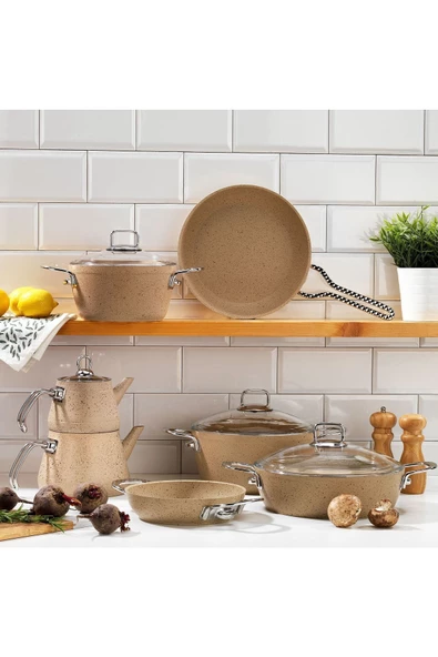 Schafer New Range Y.y.çeyiz Seti 11 Parça Krem ürün görseli 1
