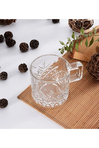 Paşabahçe Timeless 6 Adet Cam Kupa 195cc ürün görseli 1