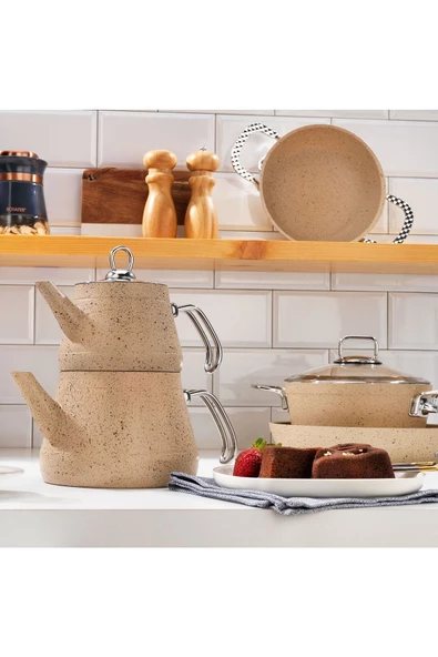 Schafer New Range Y.y.çeyiz Seti 11 Parça Krem - Resim 3