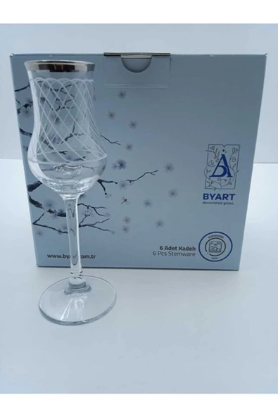 Paşabahçe Byart 440111 Gold Kaplama Kadeh Bardak Takımı 6 Lı ürün görseli 1