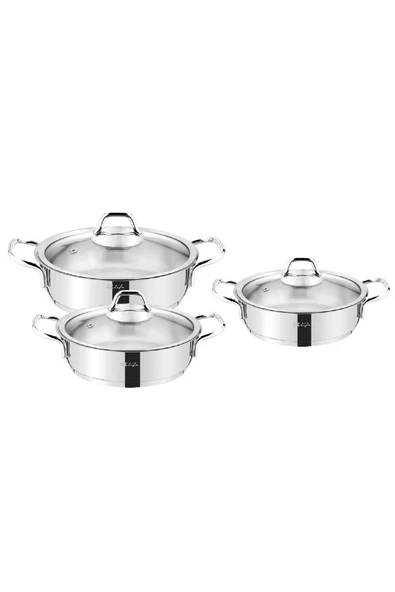 ÖZLİFE 520 Ada 3 Lü Omlet Set- Sade ürün görseli 1