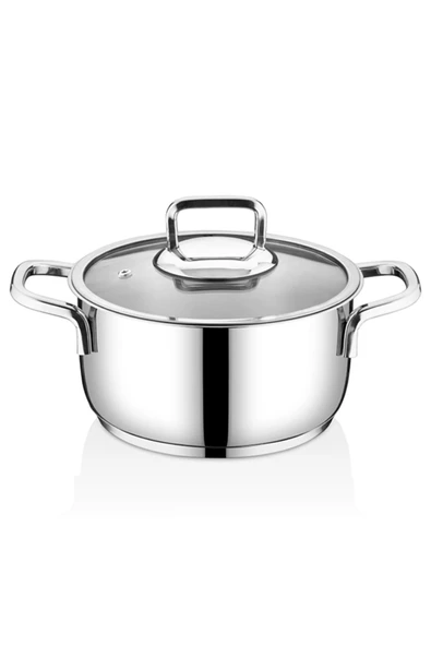 FALEZ Vento Çelik 18 Cm Derin Tencere - Resim 2