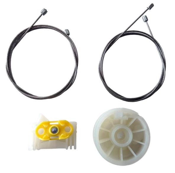 Opel Meriva A 2003-2010 Arası Uyumlu Arka Sağ Kapı Cam Kriko Teli ve Tamir Seti Takımı Kiti ürün görseli 1