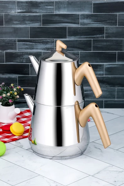Cooker Shop Bumerang Aile Çaydanlık Takımı (gold) ürün görseli 1