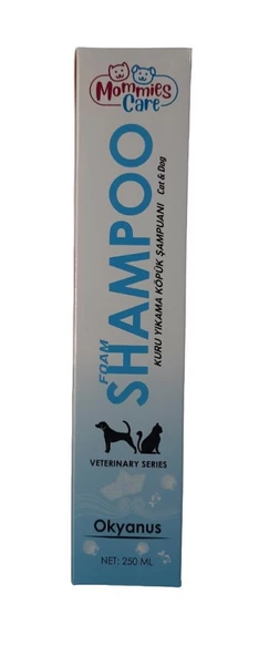 Mommies Care Kedi Köpek Kuru Yıkama Köpük Şampuan Okyanus 250 Ml ürün görseli 1