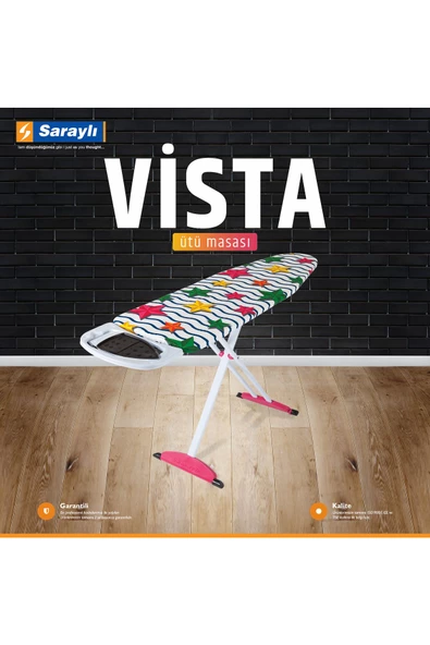 Saraylı Xxx Lady Vista Ütü Masası Monoblok Tabla 149x42x90 Cm ürün görseli 1