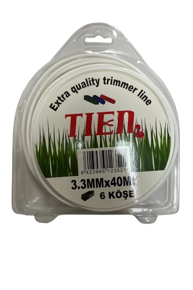 Tien 3.3 mm 40 M 6 Köşe Yüksek Kaliteli Tırpan Misinası ürün görseli 1