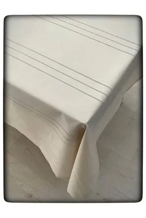 NİVEMESHOME EKRU 160*220 COLBER MASA ÖRTÜSÜ ürün görseli 1