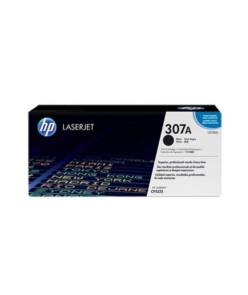 HP CE740A Black Toner Kartus 307A CE740A ürün görseli 1