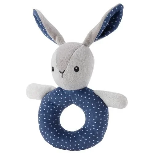 IKEA GULLIGAST ÇINGIRAK TAVŞAN GRİ-MAVİ 15 CM ürün görseli 1