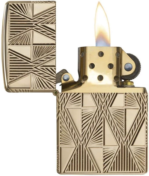 Zippo Çakmak 29671 Luxury Diamond Design - Resim 6